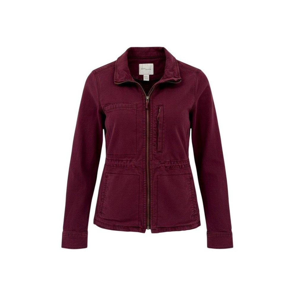 Daily Ritual Chore Coat Utility Jacket Burgundy Sz 6 Gorpcore Outdoor Layering